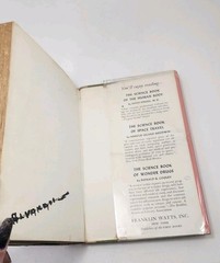 Vtg Prehistoric Animals Sam and Beryl Epstein 1956 1st Print Mylar HCDJ