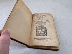 Itinerarium Beniamini Tudelensis 1575 Christopher Plantin Judaica Travel Antwerp