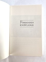 Forbidden Knowledge: From Prometh- 9780312146023, paperback, Roger Shattuck
