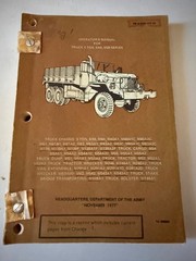 VINTAGE Nov 1977-Operators Manual -M39 M54 M51 M52 M246 M291 M543 M328A1 M748A1