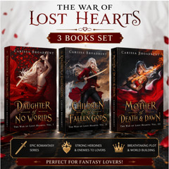 War of Lost Hearts Trilogy 3 Books Set Carissa Broadbent Fantasy English Version