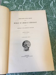 BUREAU OF AMERICAN ETHNOLOGY 35th Annual Report Pt 2 1913/14 HB Smithsonian
