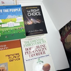 Miscellaneous Mix Of 7 Book Bundle Lot Assortment