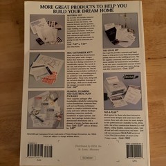 Vintage 1999 Home Plans Encyclopedia Paperback Book Menards CPB22000