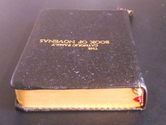 THE CATHOLIC FAMILY BOOK OF NOVENAS – John J. Crawley, Publisher (Leather) 1956