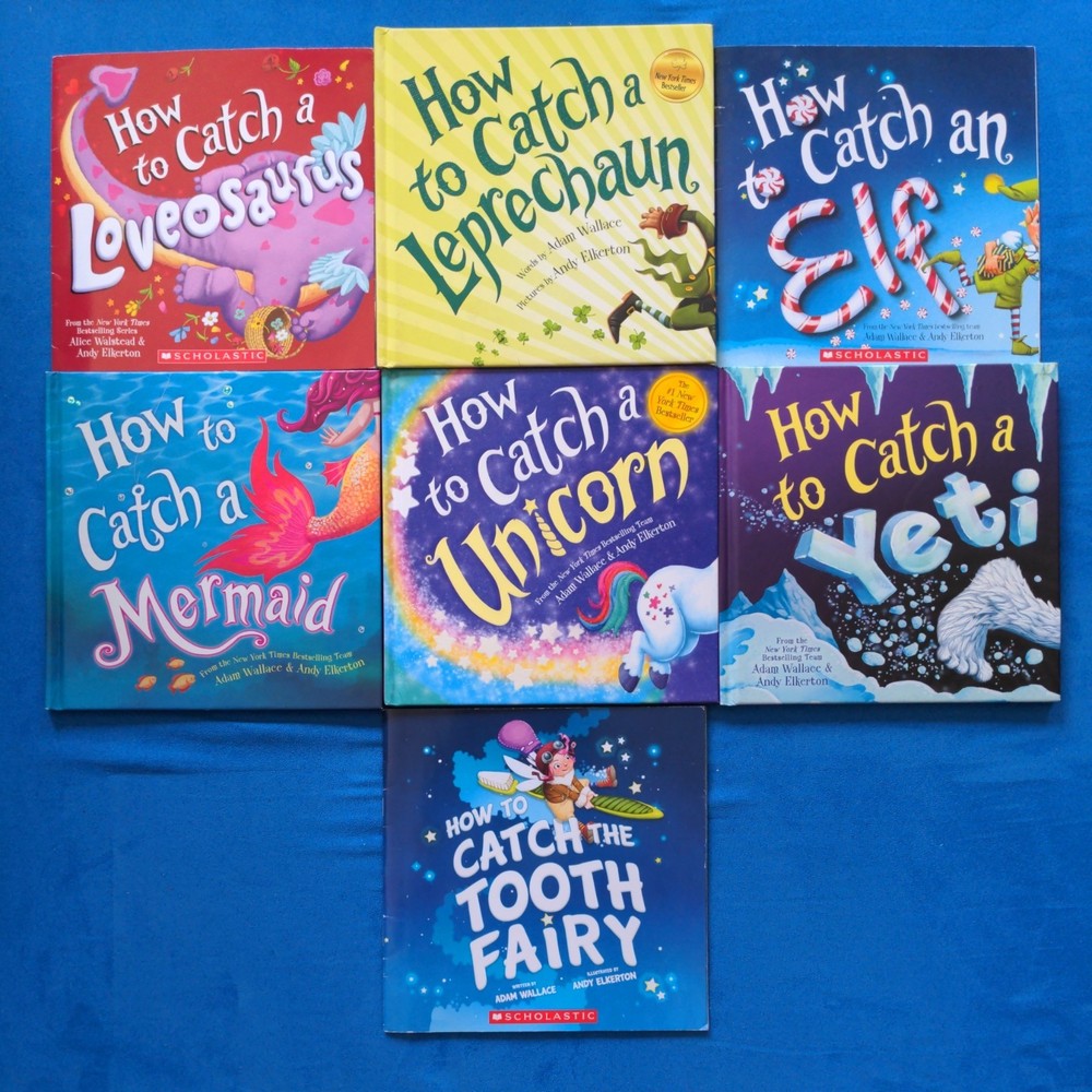 Adam Wallace How To Catch Preschool Kindergarten 1st Grade Picture Book Lot of 7