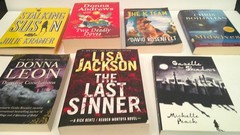 Lot of 7 Hardcover and Softcover Crime/Mystery Books Random Mix