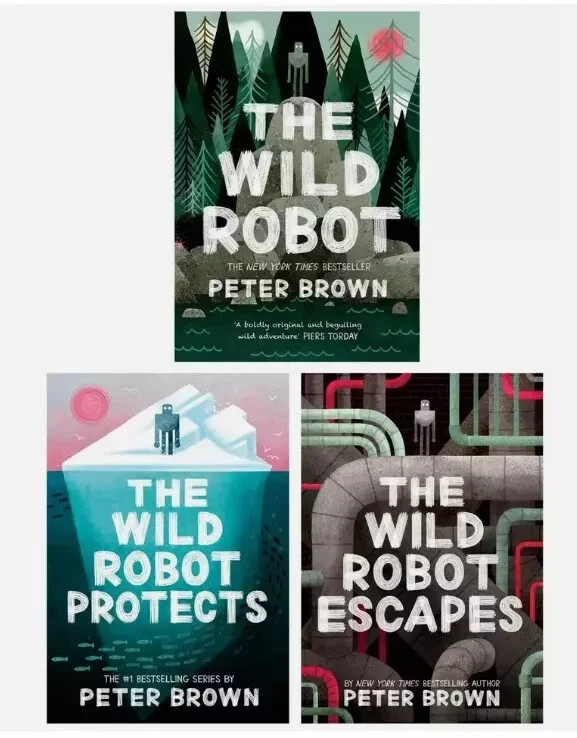 The Wild Robot Series 3 Books Collection The Wild Robot The Wild Robot Escape PB