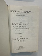 LDS Bible Triple Combination Large Print Set Book Of Mormon D&C 9.5 x 6.25”