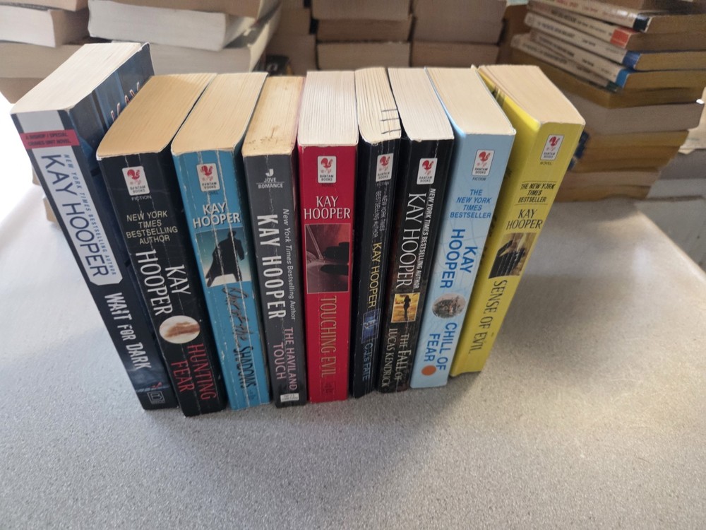 Kay Hooper Lot Of 9 Books. Paperback. Crime Mystery Thriller Suspense