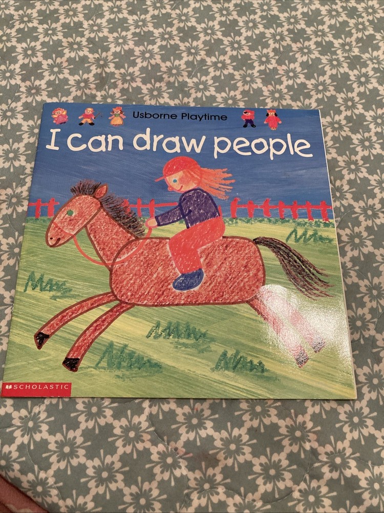 Usborne Playtime: I Can Draw People – 9780439316408, paperback, Ray Gibson