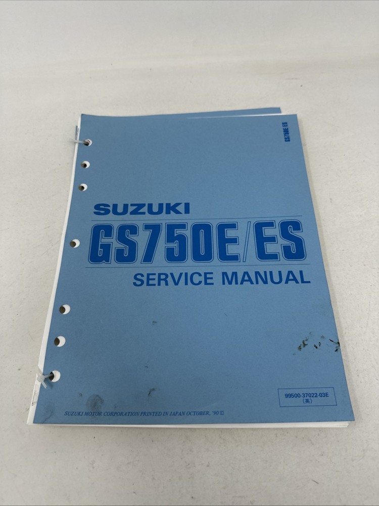 Suzuki GS750E/ES Service Manual (Loose-Leaf, 1990)
