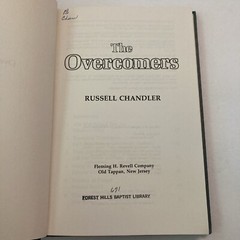 The Overcomers by Russell Chandler 1978 Hardcover Revell