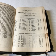 Vtg King James Version Holy Bible Red Letter Edition National Bible Press CRI