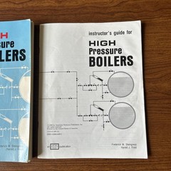 High Pressure Boilers by Frederick Steingress & Harold Frost w/ Instructor Guide