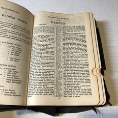 Vtg King James Version Holy Bible Red Letter Edition National Bible Press CRI