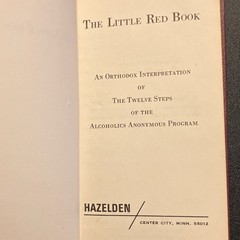 Hazelden The Little Red Book 1957 Alcoholics Anonymous Hardcover Vintage