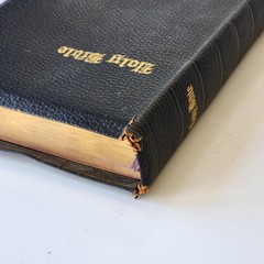 Vtg Holy Bible, International Series KJV Leather Lined Thumb Index John Winston