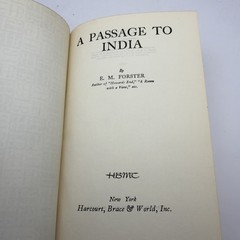 A Passage to India (Harbrace Modern Classics, No. 1-B)