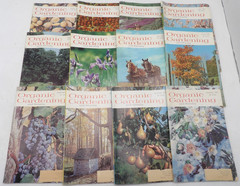 Lot of 12 Vintage Organic Gardening and Farming Magazines 1962 January-December