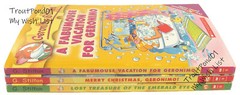 Lot 3 Childrens Books Geronimo Stilton Fabumous Vacation Christmas Lost Treasure