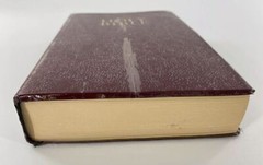 HOLY BIBLE NKJV Red Letter Nelson Dictionary Concordance Burgundy 1980 