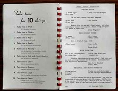 1957 Epsilon Sigma Alpha ESA Sorority Cook Book Kearney Nebraska Vintage