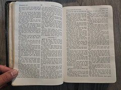 Holy Bible; Lamsa; 1967; FRENCH MOROCCO LEATHER; Ancient Eastern Manuscripts