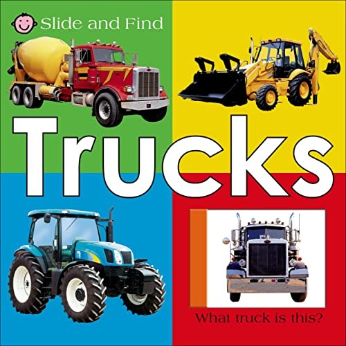 Slide and Find – Trucks – Board book By Priddy, Roger – GOOD
