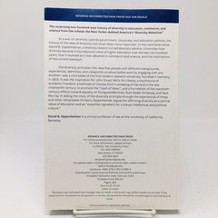 The Diversity Principle ARC by David Oppenheimer History of Transformative Ideas