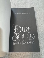 DireBound Sable Sorensen A Wolves Of Ruin Novel Out Of Print Indie Edition OOP