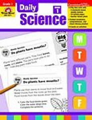 Daily Science Grade 1 by Evan-Moor Educational Publishers (2023, Quantity Pack)