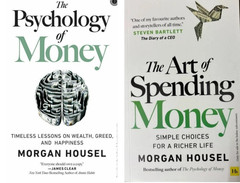 The Psychology of Money and The Art of Spending Money 2 Book Set Fast Shipping..