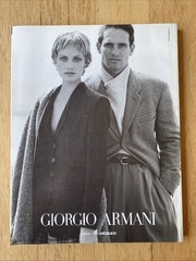 1993 L’UOMO Vogue Italian magazine Men’s Fashion Style Book Brad Pitt Photo