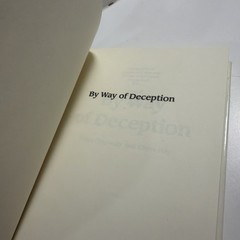 By Way of Deception: Making of a Mossad Officer (Hardcover) by Victor Ostrovsky