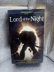 Warhammer 40K Lord of the Night Simon Spurrier PB Night Lords Black Library