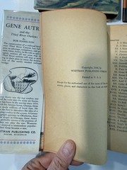 Lot of 5 Vintage Gene Autry Whitman Hardcovers Western Books 1944 A+++