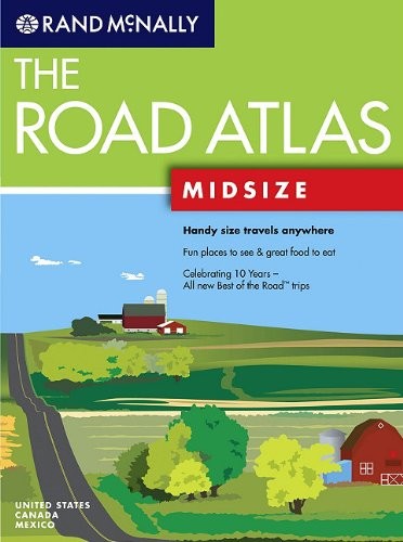 Rand McNally The Road Atlas Midsize 2011 – paperback Rand McNally