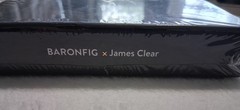Baronfig Clear Habit Journal Book Sealed Box Black Flagship James Clear NIP NEW