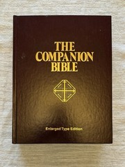 The Companion Bible Enlarged Type Edition KJV Hardcover KJV