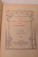 The Toils And Travels of Odysseus 1916 Frederick A. Stokes Company 1st Edition