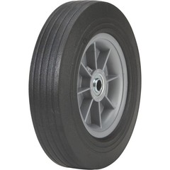 Martin Flat-Free Solid Rubber Tire and Poly Wheel, 10 x 2.75 Tire, Model#