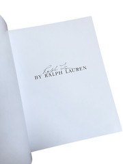 RALPH LAUREN BY RALPH LAUREN RIZZOLI RARE SIGNED BY AUTHOR HARDCOVER BOOK FIRST