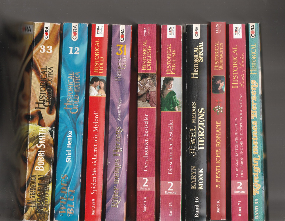 +++ 10 x HISTORICAL ROMANE – CORA VERLAG +++ T
