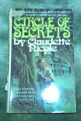 Circle of Secrets by Claudette Nicole 1972 paperback book