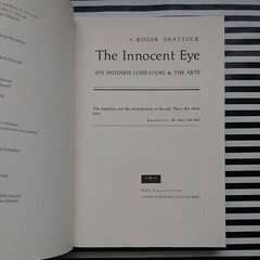 Roger Shattuck The Innocent Eye by Roger Shattuck Paperback Self Help Bestseller