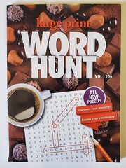PAPP Large Print Word Hunt Puzzle Books, Largest Selection of Volumes, You Pick!