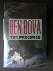 *SIGNED* BEN BOVA high grade 2001 collectible hardcover THE PRECIPICE 349 pages
