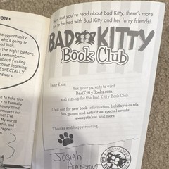 Bad Kitty Takes the Test by Nick Bruel Roaring Brook Press 2017 Special Edition