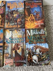 Lot Of 8 Vtg L.E. Modesitt Jr Paperbacks Science Fiction and Fantasy Tor 80s 90s